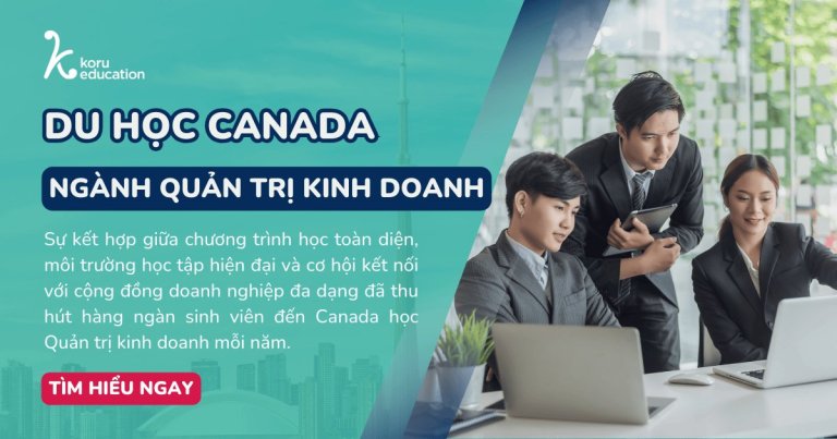 Du học Canada ngành Quản trị kinh doanh