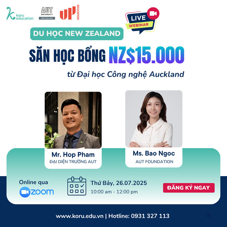 Webinar Du Hoc New Zealand Cung Dai Hoc Cong Nghe Auckland
