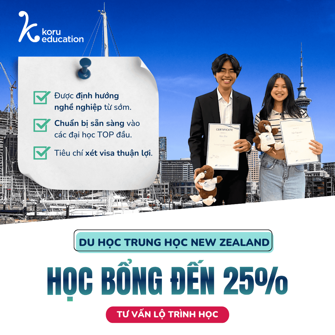 Học bổng trung học New Zealand