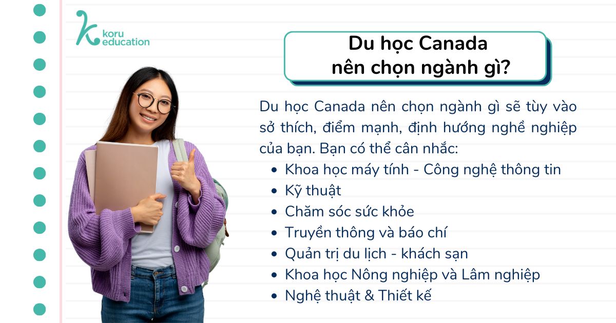 Du học Canada nên chọn ngành gì